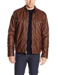 Calvin Klein Men S Faux Mens Jackets Jackets Men Fashion Leather Jacket Men
