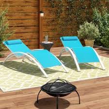 Darby Home Co Naperville Double Sun Lounger Set With Cushions Wayfair In 2020 Lounge Chair Outdoor Sun Lounger Sunbathing Chair