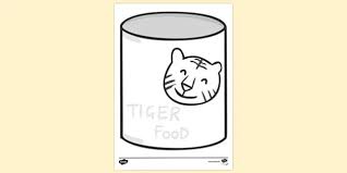 Dining doodles breakfast lunch dinner food coloring pages for. Free Tiger Cute Food Colouring Pages Colouring Sheets