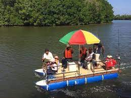 Pembuatan Ponton Wisata Mancing Mangrove Youtube Orang