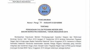 Lokasi penerimaan politeknik (lihat lampiran): Bnn Rilis Formasi Cpns 2019 Total Ada 154 Formasi Berikut Formasi Untuk Lulusan Sma Tribunnews Com Mobile