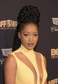 Keke Palmer Channels Inner Queen With Jumbo Crochet Twists Braids With Shaved Sides Box Braids Hairstyles For Black Women Braided Hairstyles