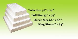 mattress tree mattress size chart