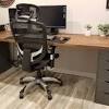 Your standard ikea table leg or alex drawer is about 27 1/2″ high. 1