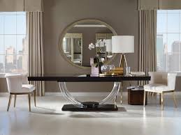 559 303 A Dining Table With Acrylic Legs Luxury Dining Room Upscale Furniture Interior