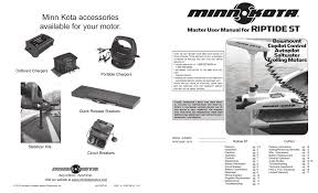 Minn Kota Accessories Available For Your Motor Manualzz Com