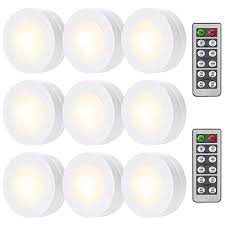 2.14 getinlight 3 color levels dimmable led under. Home Garden Details About Dimmable Led Puck Night Lights Closet Lamps Wireless Under Cabinet Light Remote Lamps Lighting Ceiling Fans