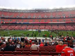 Firstenergy Stadium Section 134 Home Of Cleveland Browns