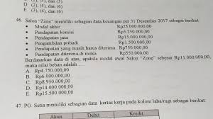 Sehingga anda dapat lulus dengan nilai tertinggi yang pada akhirnya meloloskan anda jadi pegawai negeri sipi (pns/ asn). Contoh Soal Tes Masuk Universitas Jurusan Akuntansi Cute766