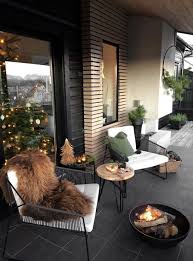 Outdoor spaces have also provided safer settings for small gatherings with friends and family during the coronavirus pandemic, with a handful of top tastemakers making plans to host thanksgiving outside this year. 30 Popular Winter Patio Decorating Ideas To Try Asap Terrace Decor Outdoor Patio Decor Terrace Design