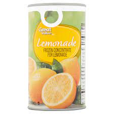 Great Value Lemonade Frozen Concentrate 12 Fl Oz Walmart Com