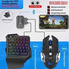 Pubg Gaming Kit With Keyboard Gaming Mouse And Mix Pro Converter Games4u