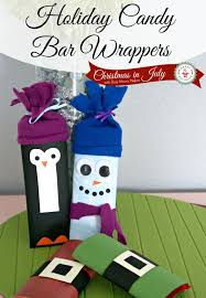 Diy candy wrappers for candy bars, treat bags and lollipop covers you print or customize. Holiday Candy Bar Wrappers Busy Mom S Helper