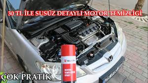 5 Dakikada Su Kullanmadan Detayli Motor Temizleme Wurth Youtube