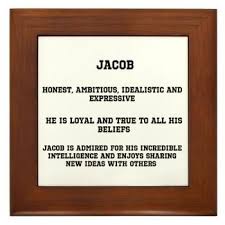 Jacob Name Meaning Framed Tile Girl Names With Meaning Names With Meaning Jacob Name