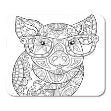 Adult coloring pages pdf downloads. Kdagr Abstract Adult Coloring Page Book Pig Zen Artistic Mousepad Mouse Pad Mouse Mat 9x10 Inch Walmart Com Walmart Com