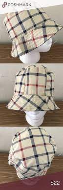 Brooks Brothers Reversible Plaid Rain Bucket Hat Reversible Hats Brooks Brothers Plaid