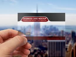 Free samples and consultation available. Transparent Business Card Mockup Template Psd On Behance