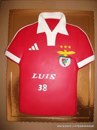 Bolo Camisola Do Benfica Bolo Benfica Bolo Aniversario