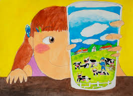 2022年度 小学生絵画コンクール 入選作品の紹介｜栃木県牛乳普及協会 〜ミルクの国とちぎ〜