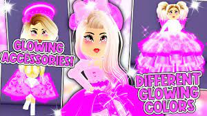 How To Make Glowing Accessories And Skirts In Different Colors In Royale High School Youtube