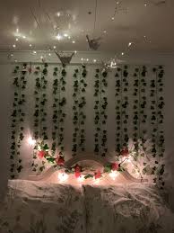 Pin By Kaya Van Hoesen On Aesthetic Bedroom Photo Walls Bedroom Fairy Lights Bedroom Aesthetic Bedroom