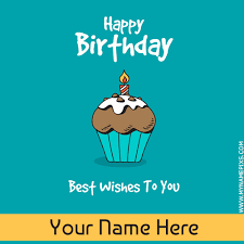 Make birthday memories as bright as burning candles on a cake. Make Birthday Card Online For Friend With Name