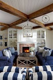 A basic beach house living room is easy to achieve if you use the right combination of color and materials. Decor Ideas For Coastal Living Outer Banks Blue Sales