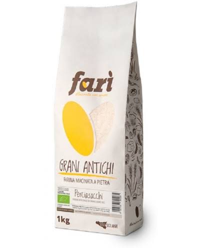 Farina di grano duro integrale varietà "Perciasacchi"  conf da 1 kg