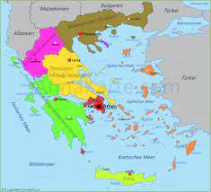 Die griechische regierung stehe wegen der angelegenheit im kontakt sowohl mit der eu als auch mit der nato. Griechenland Karte Annakarte Com