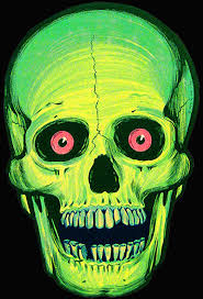 One Of My Favorites Vintage Halloween Creepy Skull Diecut Retro Halloween Halloween Skull Decorations Vintage Halloween Decorations