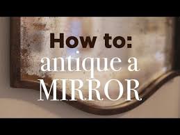 Decorate , diy , glass painting , lamp , refashion , techniques , vase , wall art , tagged with: How To Antique A Mirror Easy Diy Tutorial Youtube