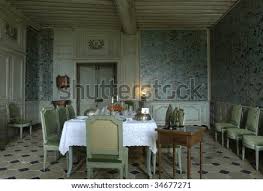 This room is considered one of the finest carved rooms in england outside of the houses of parliament. France Castle Of Talcy Dining Room Stock Images Page Everypixel