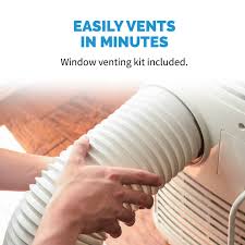Venting portable air conditioners through windows. Newair Portable Air Conditioner With Heater 14 000 Btu Free Shipping