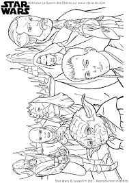 Coloriage joyeux anniversaire star wars. Coloriage Personnages Starwars