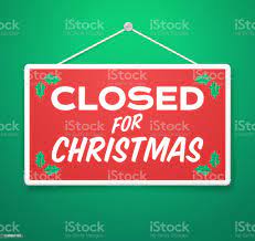 Ilustracion De Cerrado Por Cartel De Navidad Y Mas Vectores Libres De Derechos De Senal De Cerrado Istock