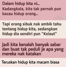Lalu setan berkata kepadanya, apakah kamu mau sesuatu yang lebih baik buatmu, yaitu kamu tidak. Petua Ibu Kadang Kala Berdiam Diri Tu Lebih Baik Betul Tak Facebook