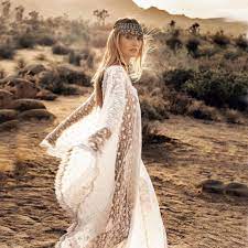 This style from jonathan simkhai is chic and. 2019 New Lace Boho Cheap Wedding Dresses Summer Beach Boho Chic Rustic Bridal Gowns Bohemian Wedding Dress Robe De Mariage Owame
