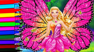 12 barbie mariposa coloring pages to print off and color. Barbie Mariposa Sparkle Fairy Coloring Book Pages Kids Fun Art Disney Brilliant Color Show Youtube
