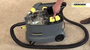 Karcher Puzzi 8 1 C Spray Extraction Carpet Upholstery Cleaner Youtube