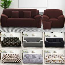 Les housses de canapé ajustable sont très pratiques et très polyvalentes. Housses De Canape 4 Places Pour La Maison Ebay