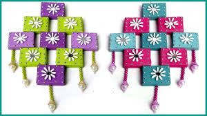 Matchbox Craft Make Wall Hanging An Easy Craft Idea Matchbox Crafts Crafts Diy Wall Hanging Crafts