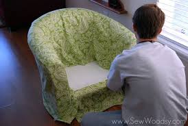 Recovering The Ikea Tullsta Chair Slipcovers For Chairs Diy Chair Covers Ikea Chair