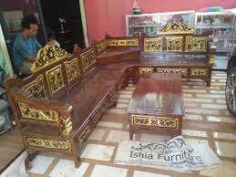 30 Kursi Tamu Sudut Kayu Minimalis Modern Ukir Jati Harga Murah
