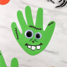 Check out our kid hand print selection for the very best in unique or custom, handmade pieces from our shops. Easy Handprint Zombie Craft For Kids