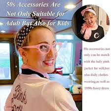 YADODO Rosa Signore Giacca Grasso Abiti Rosa Signore Fancy Dress Costume  Rosa Signora Giacche Grasso Adulti con Accessori 1950s Donna 50s Collo  Sciarpa 1950s Costume Costume da Donna Halloween (S) : Amazon.it: