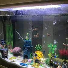 Bahan:pipa pvc 3 / pvc pipe 3pipa pvc 5/8 /pvc pipe 5/8akrilik /acryliclem korea /power glue/krazy gluelem pvc /pvc gluepompa air mini /mini water pumple. Hiasan Aquarium Unik Spongebob Shopee Indonesia