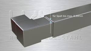 Edelstahl rundrohr steckfitting zum kleben mit einem entfetter oder bremsenreiniger. Steckfitting Winkel V4a 90 Fur Vierkantrohr 30x30 X 2 Mm Fur Vierkantrohr 30x30 X 2 Mm