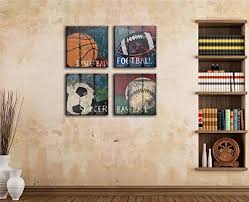 Maybe you would like to learn more about one of these? Natural Art Soccer Football Sports Themed Canvas Room Baby Nursery Wall Decor Basketball Boys Gift 12x12inx4pcs Blue Pricepulse