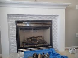 Black And White Tile Fireplace Surround Pin On New House